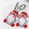 thumbnail image 4 of Christmas Gnomes Knife and fork Holder - Cute Utensil Christmas Decor for Dining, Christmas Decorations for Cutlery, 4 of 6