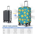 thumbnail image 6 of Lsque Bee Sunflower Printed Luggage Cover, Travel Luggage Protector,Scratch and Dirt Resistant, Fits 18-32 Inch Luggage - Small, 6 of 9