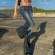 thumbnail image 5 of Moda mujer Sexy Color sólido Denim Pokets Thin Casual Boot Cuts Wide Legs Jeans Pantalones Fridja  hfkajh103542, 5 of 7