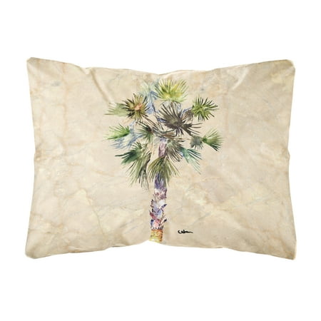 Palm Tree Canvas Fabric Decorative Pillow Walmart Com