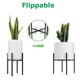thumbnail image 3 of Soporte de Maceta de Flores, Conjunto de Metal de Metal Desmontable Fácil de Ensamblaje Ajustable Soporte a PrueBa de Óxido Conedas para para interiores para patio, 3 of 7