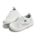 thumbnail image 5 of kkdom Toddler Shoes Boys Girls First-Walking Shoes Running Walking Tennis Shoes White 8 Toddler, 5 of 5