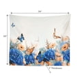 thumbnail image 2 of IH Casa Decor Polyester Backdrop 59" X 79" Blue Floral, 2 of 2