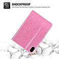 thumbnail image 6 of Decase Folio Case for Apple iPad 10th Generation, Glitter Folio Stand Smart Cover Auto Wake/Sleep PU Leather Protective Case for iPad 10.9 inch 2022,Pink, 6 of 7