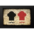 thumbnail image 2 of Allen, Kimberly 18x12 Black Modern Framed Museum Art Print Titled - Black and Red Chef, 2 of 5