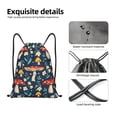 thumbnail image 6 of Kdxio Colorful Mushrooms Print Drawstring Backpack Bag,Waterproof Draw String Back Sack, Gym Drawstring Bags Swim Bag For Unisex, 6 of 9