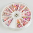 thumbnail image 3 of Fairnull 1200 Pcs Mixed Flowers Bowknot Nail Art Tips Glitters Slice Decoration Manicure, 3 of 6