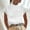 A_ White, variant on Fashion Olyvenn Cotton Linen Tops for Women Dressy Cap Sleeve Loose T Shirts Solid Color Turtleneck Casual Work Tunic Blouses Dark Blue S