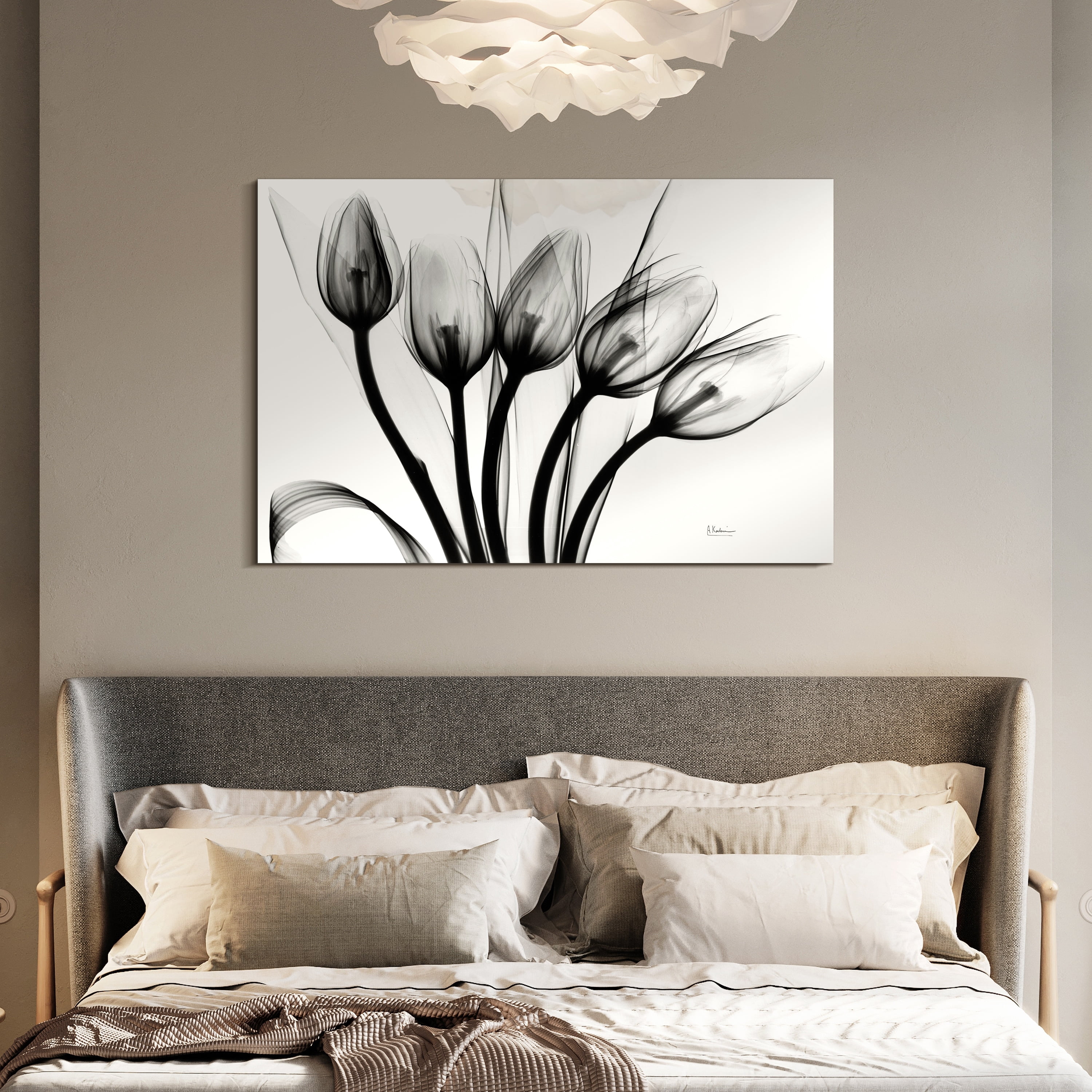 Flower 48 in x 32 in Painting Art Prints, by Empire Art
