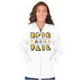 thumbnail image 3 of Hashtag Totally 80's Pacman Zip Up Hoodie Men's Women's Brisco Brands M, 3 of 6