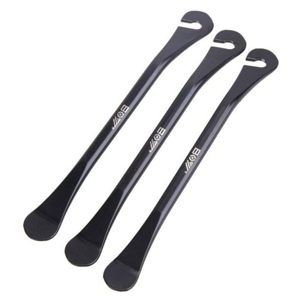 Eigraketly Palanca de neumático de acero al carbono para bicicleta de montaña, herramienta de reparación de neumáticos curvos para ciclismo de Type3 NO3 Eigraketly OD1502-00B