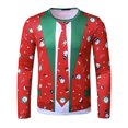 thumbnail image 1 of 2023 Winter New Men's Digital Printing Long Sleeve Santa Claus 3d Long Sleeve Printing, 1 of 5