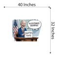 thumbnail image 4 of Illegitimate Usurper Squatter's Rights Political Cartoon Wall Decal Wall Décor Vinyl Sticker Size: 28 x 28, 4 of 5