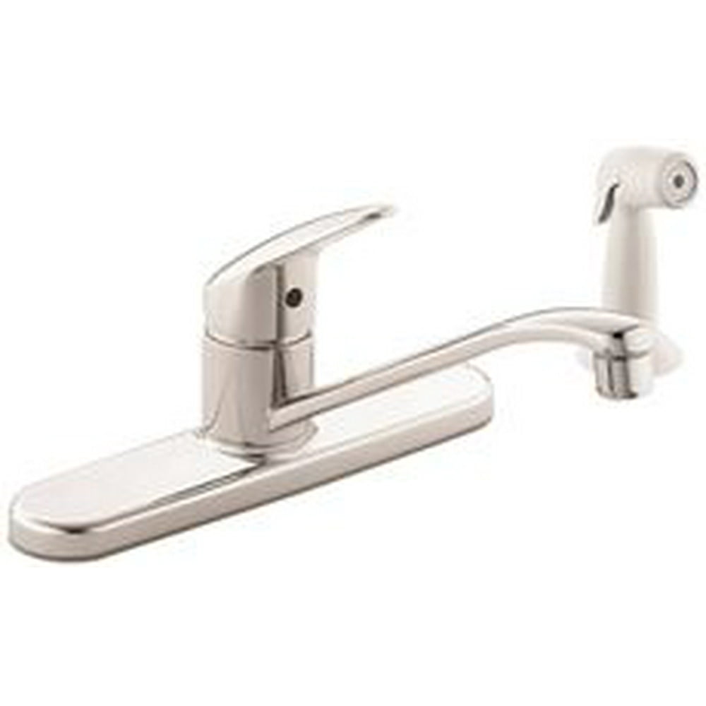 Cleveland Faucet Group Kitchen Faucet Lever Handle Lead Free Chrome With Spray