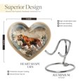 thumbnail image 2 of Wilderness Kingdom Adult Cremation Urns, Heart Urns For Human Ashes, Urn For Human Ashes Adult Men, Keepsake Urns For Human Ashes, Mini Heart Urn For Heart Burial, Cremation Urn For Women, 3 Inches, 2 of 5