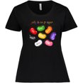 thumbnail image 3 of Inktastic Jelly Bean Prayer Women's Plus Size T-Shirt, 3 of 5