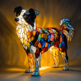 thumbnail image 4 of Penguin Lamp Stained Glass Lamp Dog Night Light Vintage Art Lamp 2025 New Animals Table Lamps Series for Lovers 5.91", cute LED night light for kids bedroom table, 4 of 4