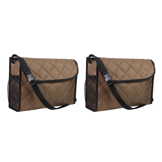 Advancent Wheelchair Bag Storage Pouch Tote for Travel Rollator Seniors Café 2Conjunto