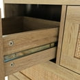 thumbnail image 3 of Modern Rattan Cabinet with 4 Deep Drawers / Meets All Kinds of Storage Demands, 3 of 3