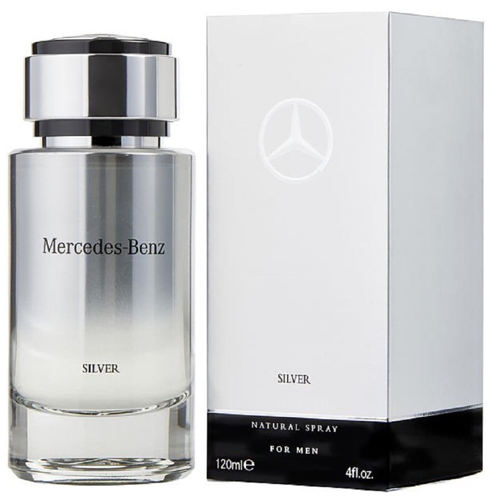 MERCEDES BENZ SILVER * Mercedes-Benz 4.0 oz / 120 ml Eau De Toilette ...