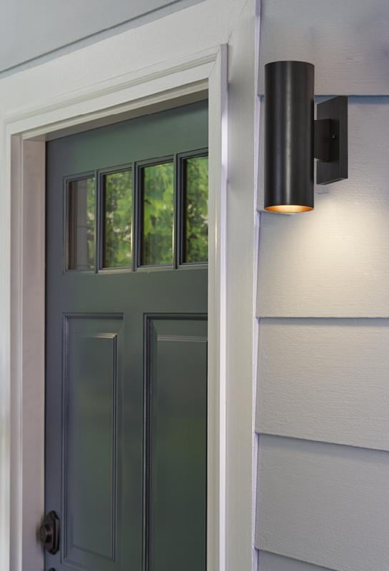 Better Homes & Gardens Wall Light in/Outdoors Stylish Cylinder Sconce, E26 Base, Lighting Fixture