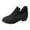Black, variant on Rokment Womens Dress Boots Winter Spring Fashion V Cut-Out Suede Pointed Toe Chunky Low Heel Slip on Ankle Booties for Ladies Black Size 6