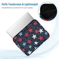thumbnail image 2 of FORMRS 13-13.3 inch Laptop Sleeve Case Soft Carrying Quilted Computer Bag Cover, Red White Stars, 2 of 7