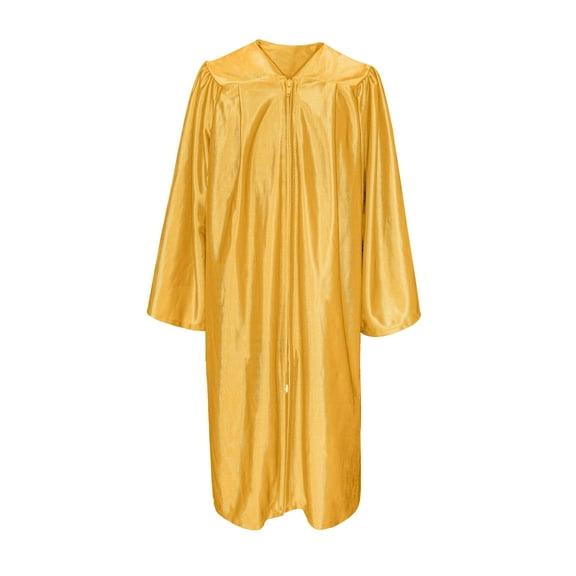 Misscom Shiny Adult Robe Academic Regalia for Middle School/High School/University