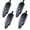 Black 4PCS, variant on Car Escape Tool, Window Breaker Car Escape Tool Key Chain, Durable and Long-lasting