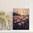 thumbnail image 2 of Qisvanset Framed Canvas Wall Art 12x16 Inch Wildflower Meadow Pastel Farmhouse Nature Wall Decor, 2 of 5