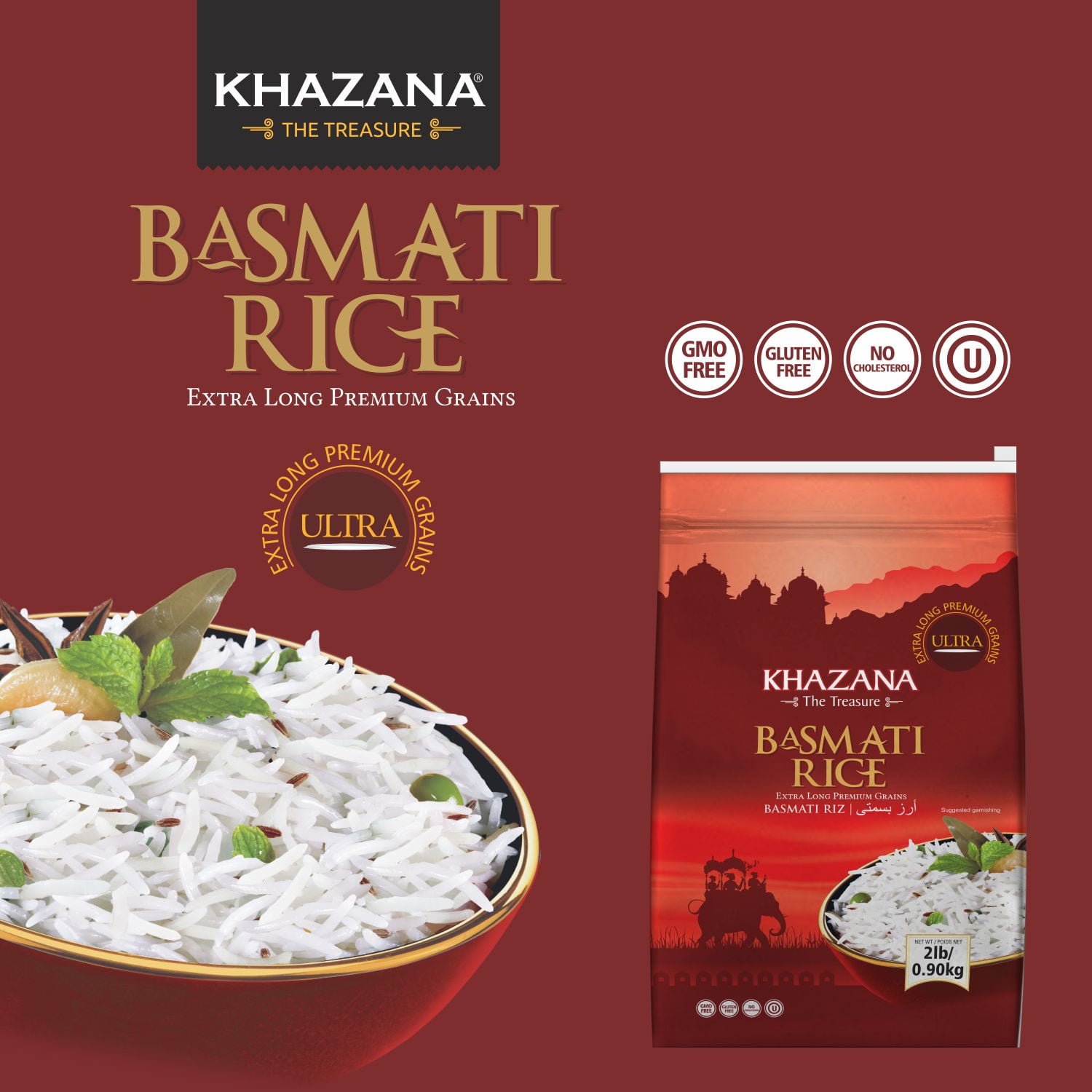 Khazana Ultra Basmati Rice 2lb