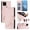 Pink, variant on Flip case for GANGXUN Google pixel 5 Wallet Case with Kickstand, Card Slots, RFID Block, Cat Design