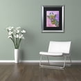 thumbnail image 4 of Trademark Fine Art "Giraffe" Canvas Art by Dean Russo, Black Matte, Silver Frame, 4 of 4