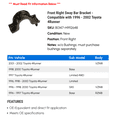 thumbnail image 2 of Front Right Sway Bar Bracket - Compatible with 1996 - 2002 Toyota 4Runner 1997 1998 1999 2000 2001, 2 of 2