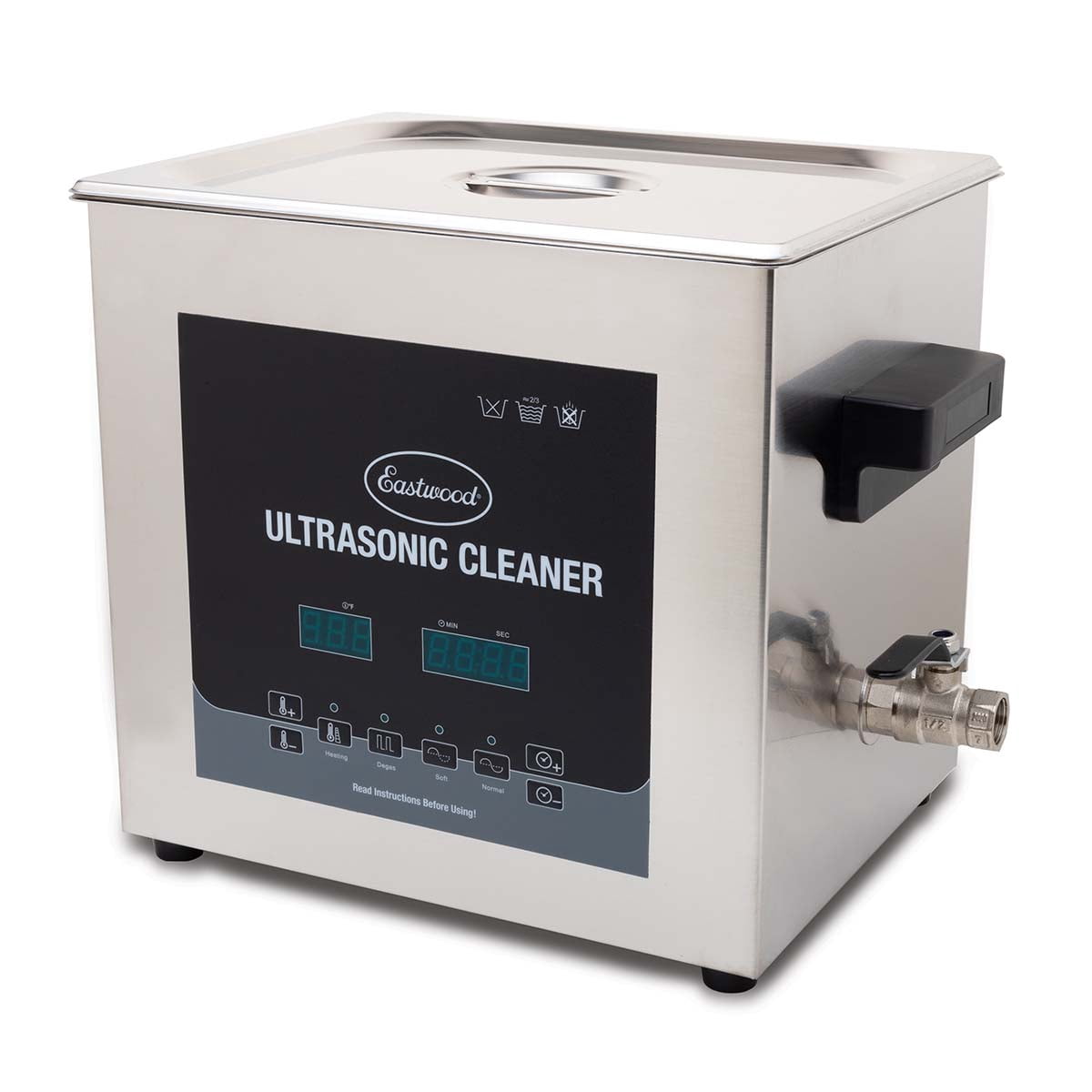 Eastwood 9L Heated Ultrasonic Cleaner with Degas