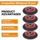 thumbnail image 5 of Kit de Reparación para Secadora Earthtec 4392067 para Whirlpool Maytag, 5 of 8