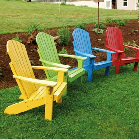 A & L Furniture Yellow Pine Fanback Adirondack (Best Stain For Pine Adirondack Chairs)