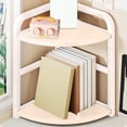 thumbnail image 1 of HOARBOEG Étagère de Bureau Rangement Coin Bureau Étagère Triangulaire Simple Petite Étagère, 1 of 6