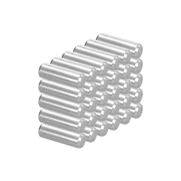 Uxcell 304 Stainless Steel Dowel Pin 5x12 mm (3/16" Dia) 30 Pcs Hardened Metal Shelf Pegs Bunk Bed Pins