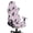 Pink-Horse Flower, variant on SCRAWLGOD Marble Print Gaming Chair Cover Stretch Breathable Furniture Protector Washable Stain Resistant Office Chair Slipcover with Armrest Covers
