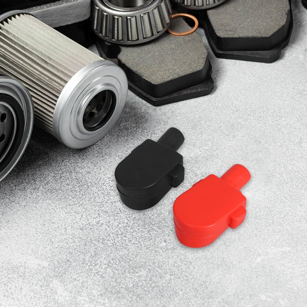CRAFTHROU 4Ud Tapas Aislantes Para Terminales De Batería Para Auto En PVC Retardante De Llama Protector Universal