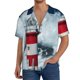 thumbnail image 1 of Fotbe Circular Lighthouse Camisa Estampada de Manga Corta para Hombre, Casual de Verano, Estilo Playero, Sin Arrugas-X-Large, 1 of 5