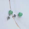 thumbnail image 5 of Pendientes de jade verde, pendientes de jade para mujeres y hombres, pendientes de plata de ley 925, pendientes hechos a mano, regalo para graduación, regreso a la escuela y aniversario de cumpleaños ER, 5 of 5
