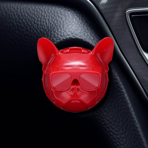 Cubierta decorativa para interruptor de encendido, cubierta para botón de arranque de automóvil, cubierta para botón de arranque de motor de automóvil, accesorios de encendid