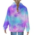 thumbnail image 2 of Mercatoo Girls Boys Hoodies Cute ??2k Tie Dye Print Sweatshirt Casual Comfy Soft Long Sleeve Pullover Toddler Fall Winter Warm Clothes, 2 of 7