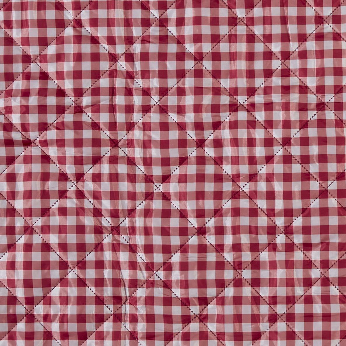 Mainstays Water Repellent Outdoor Blanket, Red Gingham, 1 Piece, 50" x 70"