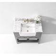 thumbnail image 6 of Ancerre Designs Hayley 36" Farmhouse Wood Bathroom Vanity Set in Sea Cloud Gray, 6 of 15