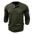 thumbnail image 2 of Camisa Henley Para Hombre,originals Henley De Manga Larga, 2 of 7