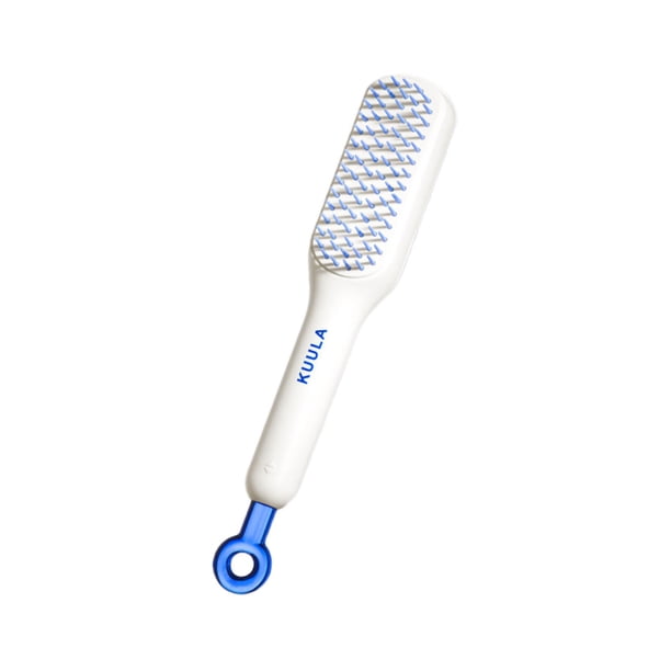 Cepillo de pelo autolimpiante, cepillo para desenredar el cabello, herramienta de peinado, peine portátil, cepillo de peluquería para cabello corto