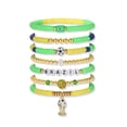 thumbnail image 1 of Set de pulseras Poasrelax de 7 piezas Brasil Fútbol 2026, 1 of 5
